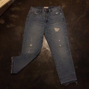 Madewell classic straight jean